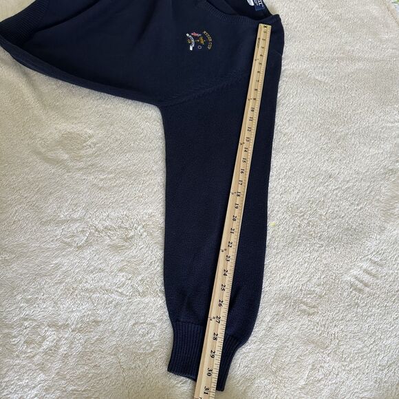 Vintage LA MODE Golf Sweater Mens L Navy Blue PGA Ryder Cup Oak Hill - Picture 12 of 12